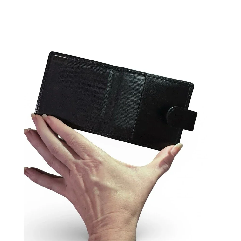 Moda Spana New Minimalist Leather Wallet black unisex